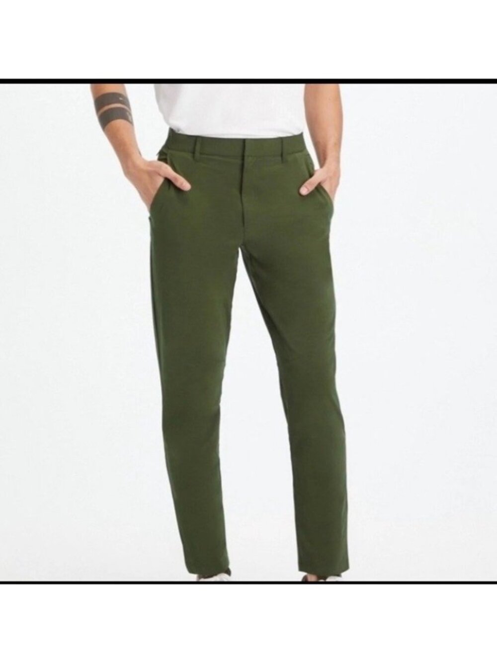 Fabletics The Only Pant Green Classic Fit Athletic Sporty Preppy Pants Size XL